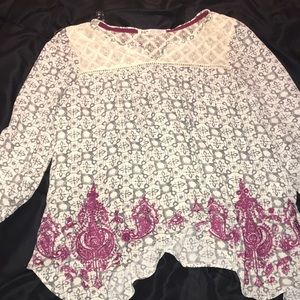 Pattern peasant blouse